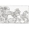 Assyrian War Chariot. From The Imperial Bible Dictionary Published 1889. Poster Print